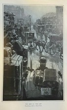 1903 London England From A Bus Top Hyde Park Picadilly Circus London Bridge