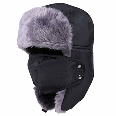 mens winter fur hats with ear flaps