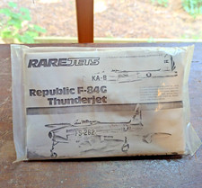 VINTAGE RARE JETS REPUBLIC THUNDERJET VAC-FORMED MODEL AIRCRAFT KIT-1:72, 1970's