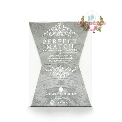 Lechat Perfect Match Gel and Nail Duo #07 Flawless White Bright White