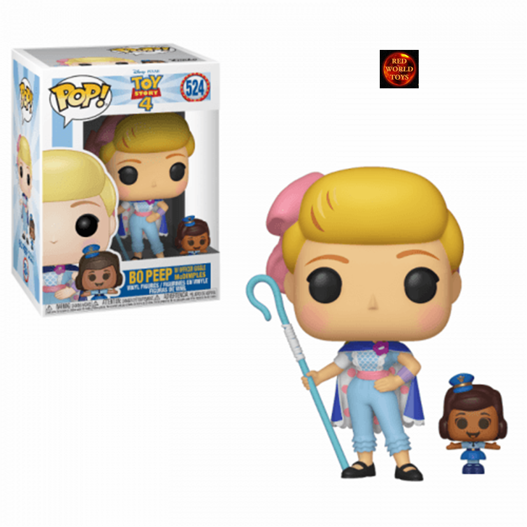Funko Pop Vinyl Toy Figure No. 524 Toy Story 4 Bo Peep with McDimples Brand New