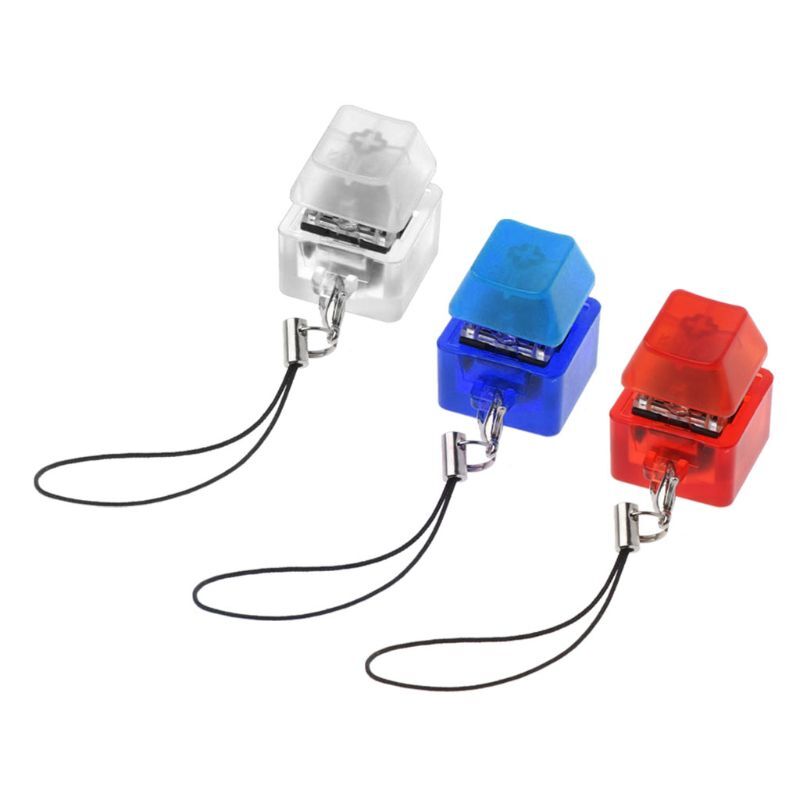 Mechanical Keyboard Cherry MX Tester with RGB Clear Keychain Base