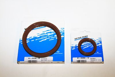 Wellendichtringe Simmerringe Satz Wedi (1+1) für VW VR6 2,8 2,9 AAA Kurbelwelle