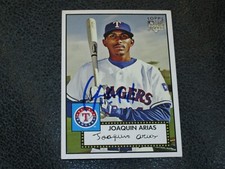 Joaquin Arias AUTOGRAPHED Topps BASEBALL CARD