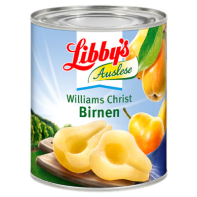 Libby's Williams Christ Birnen Hälften gezuckert - 850 ml Dose