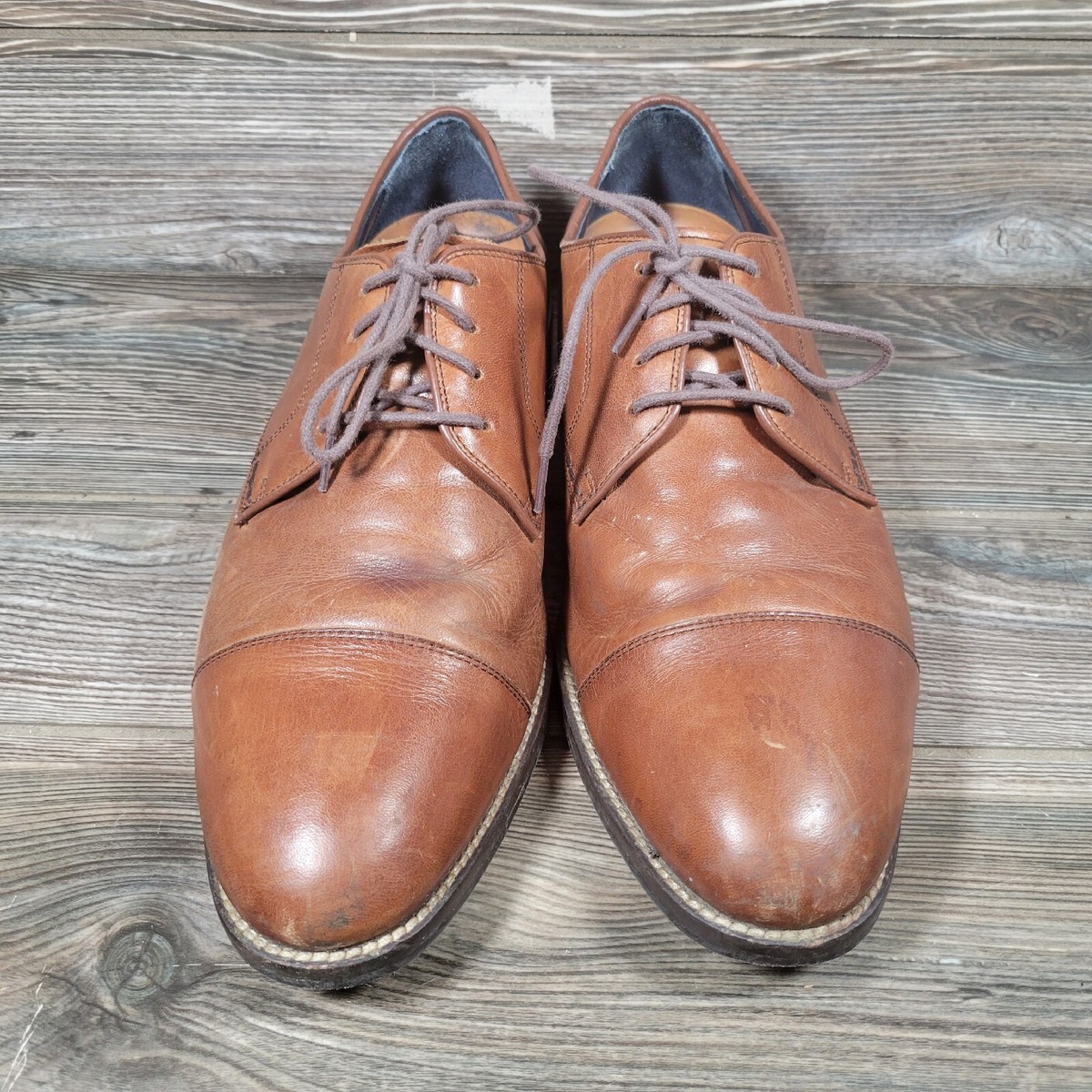 Cole Haan Grand.os Men\'s British Tan Lenox Hill Cap Oxford Size 8.5 M Cole Haan Grand.OS Lenox Hill Cap Toe Oxfords Mens Size 8.5  main image 4