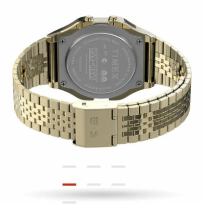 Timex T80 x PAC-MAN™ - 34mm Stainless Steel GOLD TONE Watch