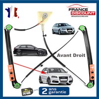 Mechanismus Fensterheber Vorne Rechts FüR Audi A3 2 TüRen S3 8P3837462A