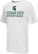 Youth Performance Michigan State University Pixel Logo Tee