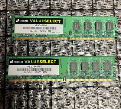 Ram Corsair Ddr2 Corsair PC2 6400 4GB (2x2GB) DIMM 667 MHz DDR2 SDRAM