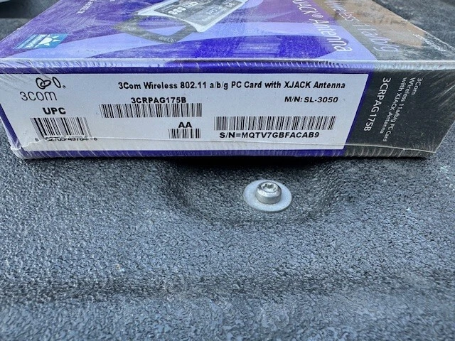 3Com SL-3050 Wireless PC Card with XJACK Antenna  (C3RPAG175B) New and Sealed - Image 2 of 2