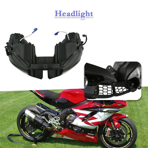 Headlight Headlamp Assembly Motorcycle Clear For YZF R6 2003-2006 - Picture 5 of 20