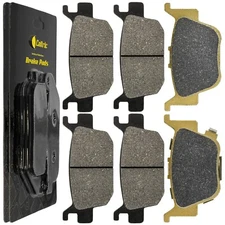 Caltric Rear & Front Left Right Brake Pads for Honda Rincon 680 TRX680 2006-2023