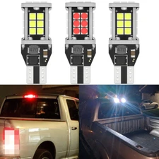 2 White 1 Red 921 LED Cargo 3rd Brake Light Bulbs for Ram 1500 2500 3500 2011-up