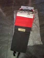 Lewis N Clark Locking Cinch Pack Bag Combination Secura Lock 93309 Red