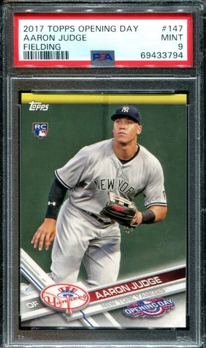 2017 Topps Opening Day Aaron Judge #147 Rookie RC PSA 9