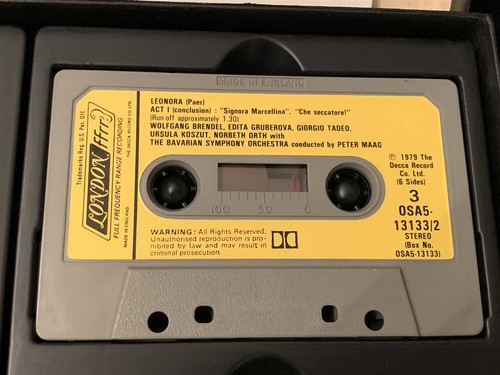 PAER Leonora - PETER MAAG - LONDON - BOXSET 3 CASSETTE TAPES - Picture 6 of 7