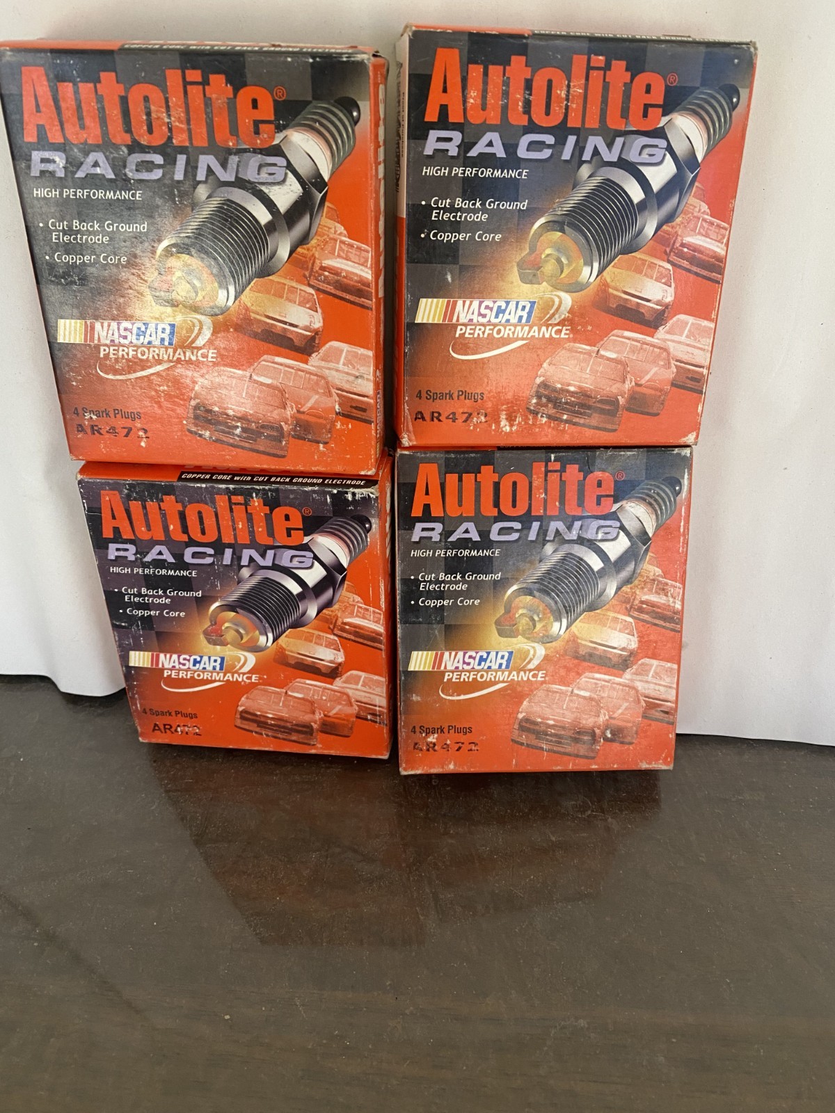 AUTOLITE Spark Plug, Racing, 14 mm Thread, 0.708 in Reach, Tapered Seat, Non-Res