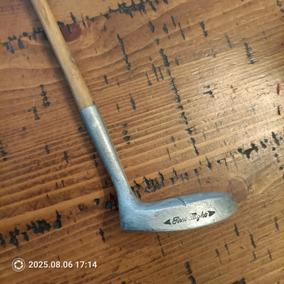 Putter de eje Otey Crisman FM 1BY HICKORY 35" diestro raro Foto 2 de 4