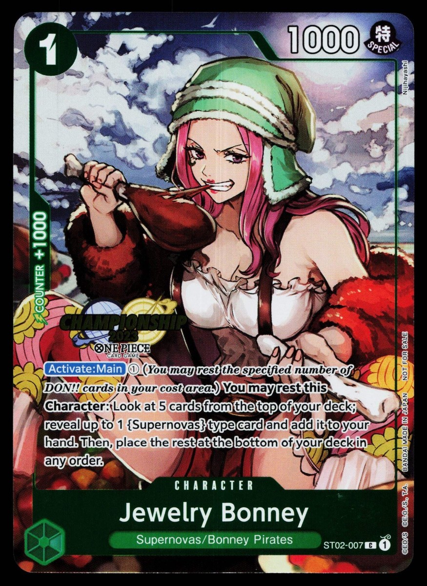 Jewelry Bonney - ST02-007 - NM - Championship 2023 - Promo - One