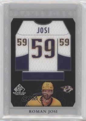 2021-22 Upper Deck SP Game Used Frameworks Roman Josi #F-RJ 0ri3