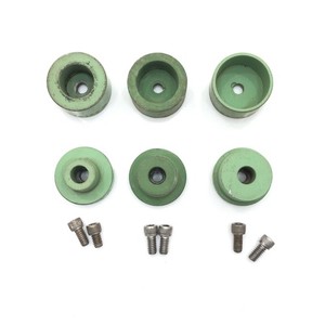 Lot (3) Mcelroy Socket Pipe Fusion Heater Adapter Set 1", 1/2", 3/4" IPS, Screws