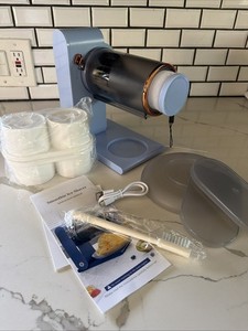 NEW Enleber Electric Smoothie/Snow Cone Ice Shaver, Rechargeable Incl Access
