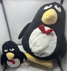 2 Vintage Disney Store Toy Story MC Wheezy Penguin 12” & 6” Plush Set — photo 1