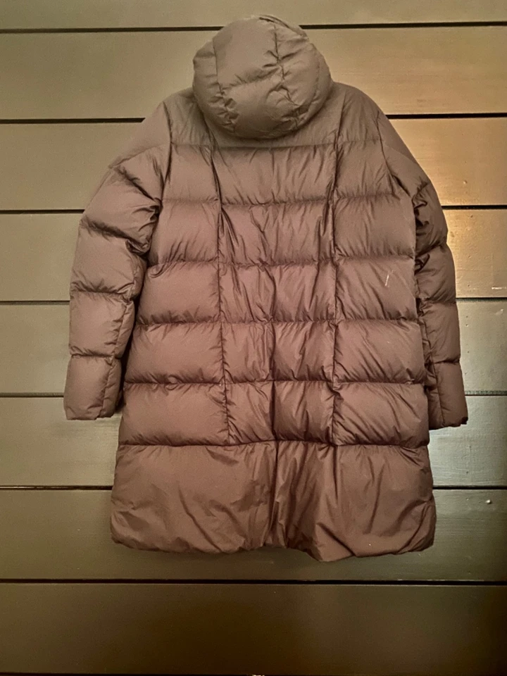 Abrigo parka cooperativo REI para mujer XL negro con capucha chaqueta acolchada larga desierto Foto 3 de 4