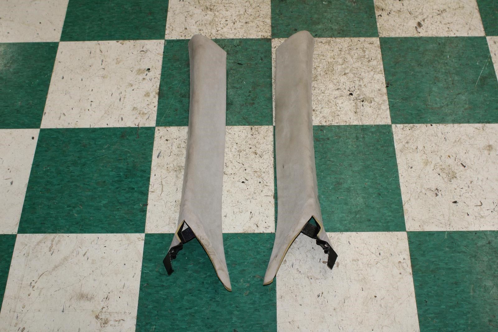 14-17 Ghibli Gray LH Driver Passenger RH Interior A-Pillar Trim Panel Pair 2x OE