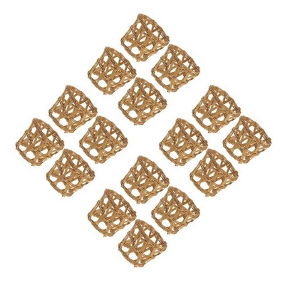 4 Pieces Geflochtener Becherhalter Gewebte Cup-ärmel Flaschenhüllen