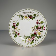 Piattino piatto da dolce per tazza tazzina Royal Albert mese inglese DICEMBRE 70