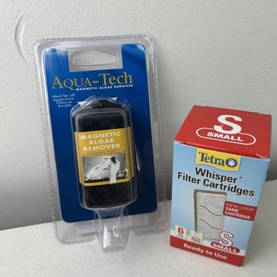 Tetra Whisper Filter Cartridge Small Aqua Tech Magnetic Algae Remover New