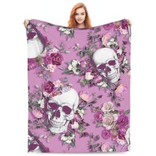 Flannel Fleece Bed Blanket Throw Blanket Lightweight Cozy Plush Blanket for B...