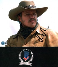 MATT DAMON SIGNED TRUE GRIT WEATERN 8X10 PHOTO COEN BROS FILM BAS BECKETT COA