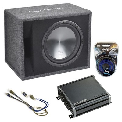 Fits Honda Accord 93-18 Harmony Single 12'' Loaded Sub Box Enclosure CXA400.1 Amp