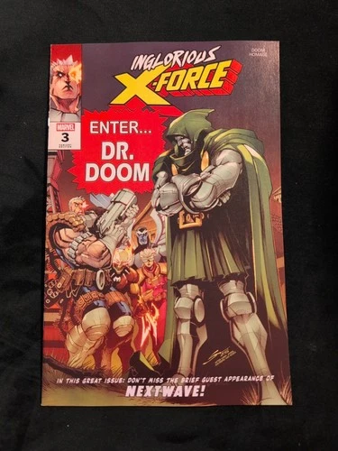 INGLORIOUS X+FORCE #3 DOCTOR DOOM AVENGERS HOMAGE VARIANT 1