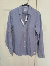 J Crew Button Up Long Sleeve Shirt by Thomas Mason Size M 15 x 15 1/2 NWT
