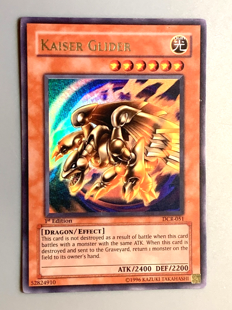 yugioh Kaiser Glider DCR-051 1st Edition ultra rare NEAR MINT | eBay