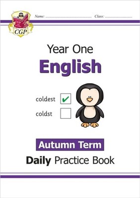 NEW KS1 ENGLISH DAILY PRACTICE BOOK YEAR by CGP Books Paperback Self Help