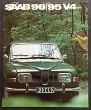 SAAB 96 & 95 V4 1969 Car Sales Brochure Aug 1968  B.10092(MBE)110,000.8.68