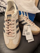 Adidas Gazelle Bold Cream White / Night Indigo / Magic Beige. UK 3.5 Brand New