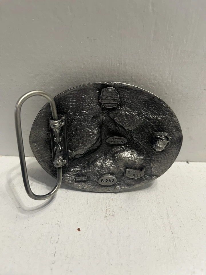 - Vintage 1993 Bomber Lager Beer Belt Buckle  - Image 3 of 3