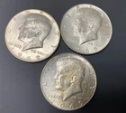 1969 D Kennedy Half Dollar Lot Of 3