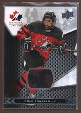 2018 Upper Deck Team Canada Juniors Jersey #34 - Cole Fonstad
