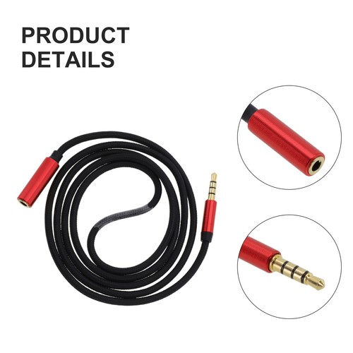 Male To Female Cable 3.5mm AUX Audio Cable Compact Size Copper Material - Afbeelding 9 van 26