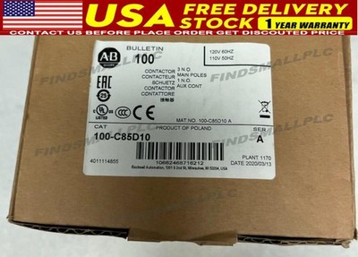 100C85D10 - AB, Non-Reversing Contactor 85A 3P 120/110V, (100-C85D10)
