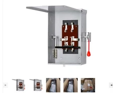 Heavy Duty Safety Switches 240V 200amp 4 Wire 2 POLE Heavy Duty Safety Switches 