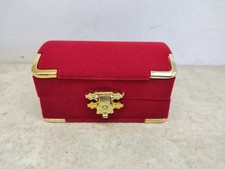 Vintage Red Treasure Chest Ring Engagement Bo...