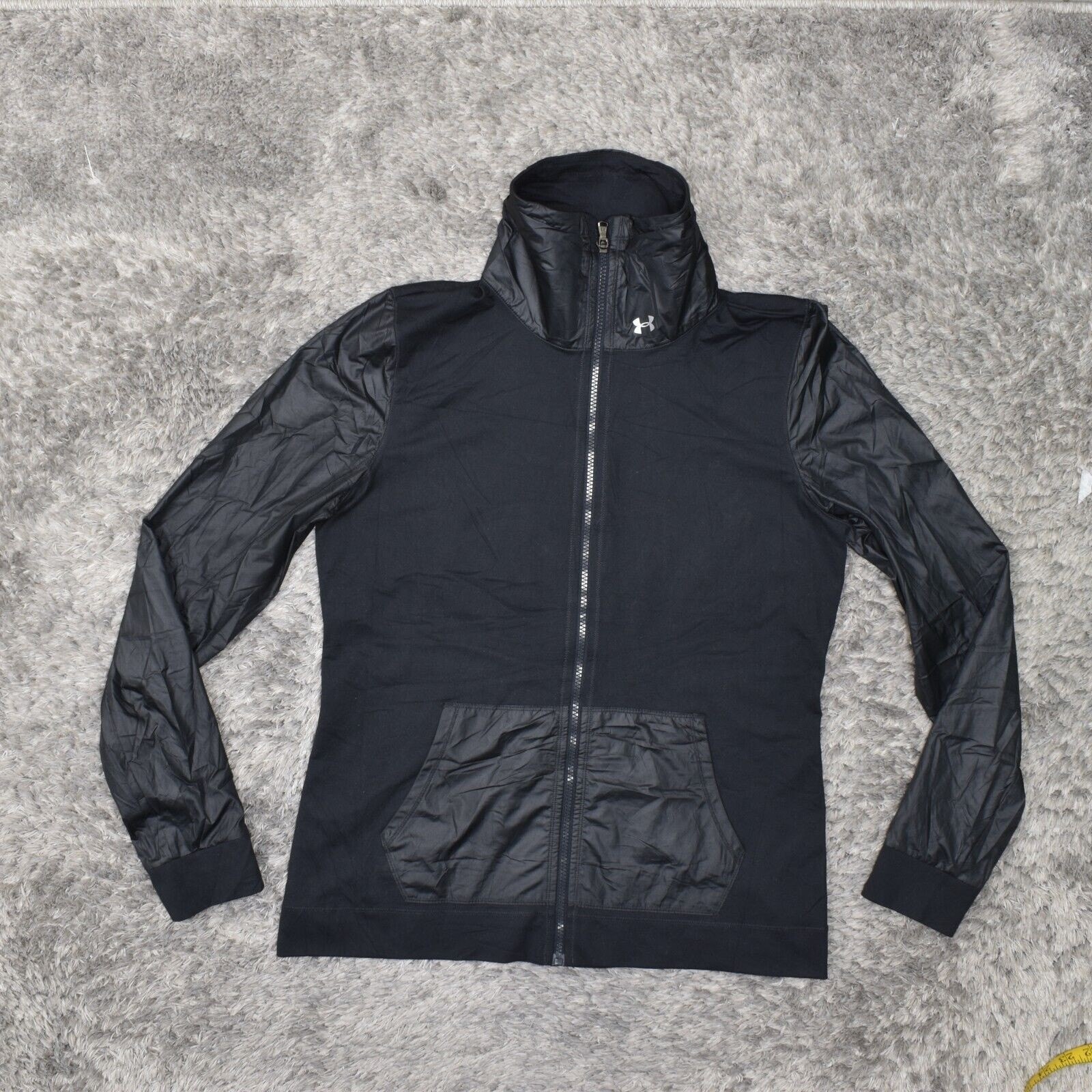 Under Armour Women's Size L Basic Jacket Black Po… - image 2